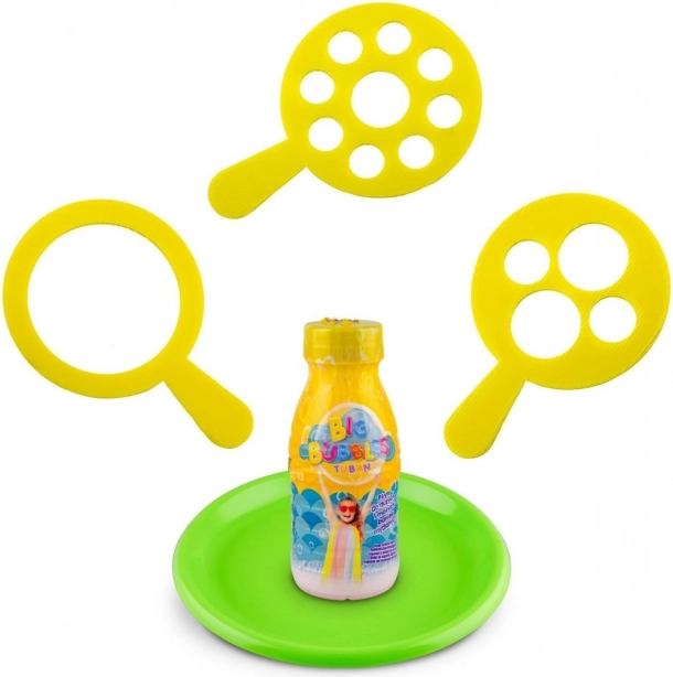 Tři kroužky pro různé velikosti bublin