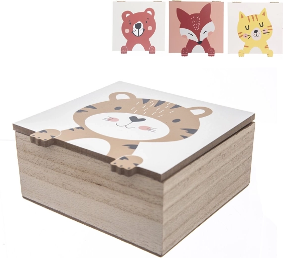 Dětský svačinový box z plastu 15 × 15 × 7 cm (mix motivů)
