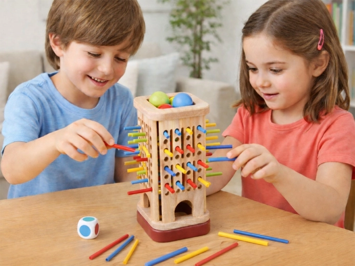 Strategická hra s kuličkami