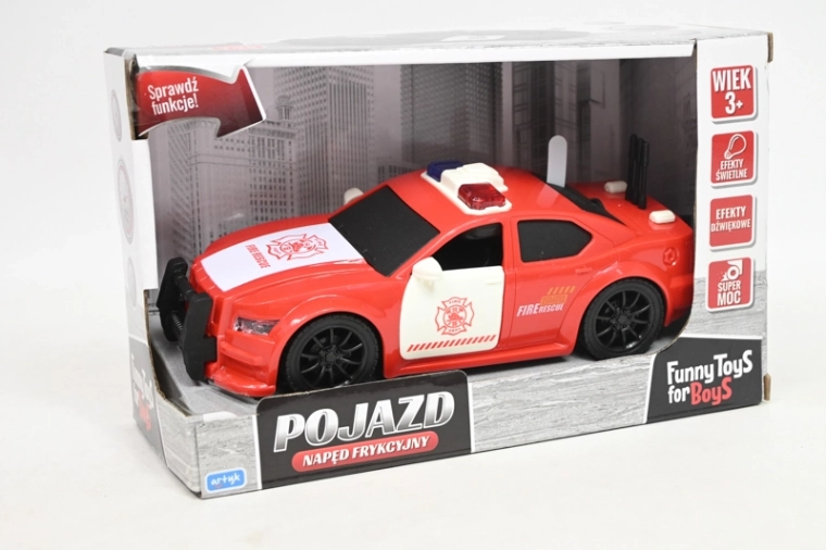 Hasičské sportovní auto se světlem a zvukem