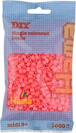 Hama midi zažehlovací korálky světle růžové 1000 ks