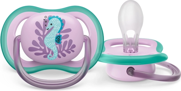 Philips Avent šidítko Ultra air s obrázkem mořského koníka 6–18 m, 1 ks