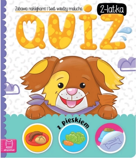 Quiz se samolepkami s pejskem pro dvouleté děti