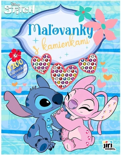 Omalovánky s kamínky Lilo & Stitch