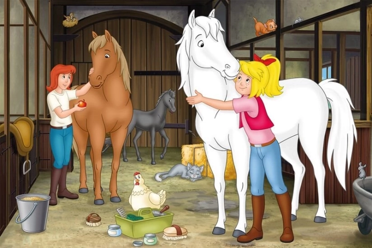 Zábava ve stáji s péčí o koně