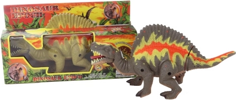 Chodící dinosaurus se světly a zvuky, 33 cm