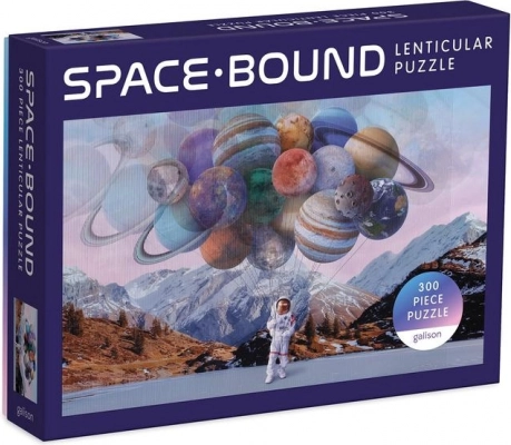 Měnící se puzzle Vzhůru do vesmíru 300 dílků