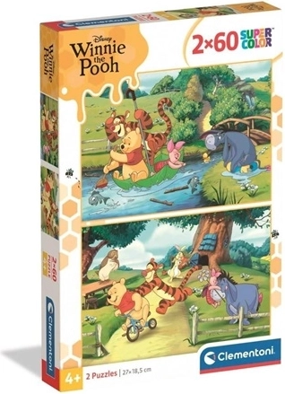 Clementoni puzzle 2x60 dílků Winnie the Pooh