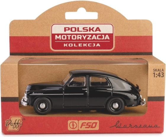 kovový model warszawa m20 1:43 – černý