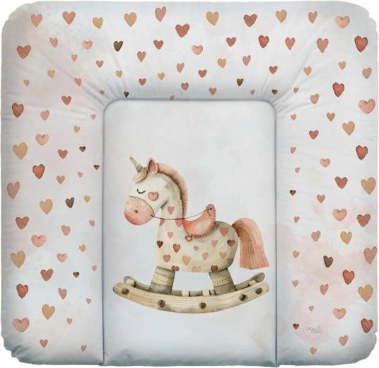 Ceba baby měkká přebalovací podložka basic rocking horse 75 × 72 cm