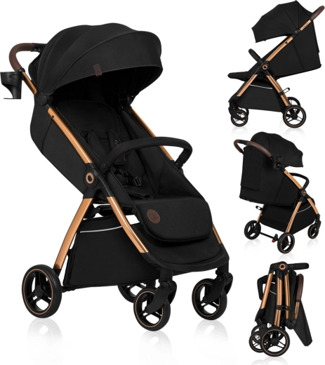 Lionelo sportovní kočárek Ingrid black onyx
