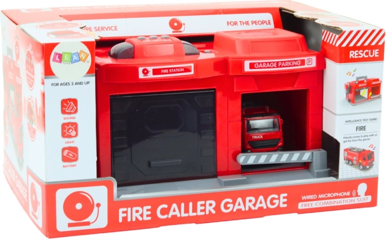 Realistická hasičská akce se světly a zvuky