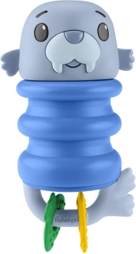 Mrož: chrastící kroužky a mačkací tělo