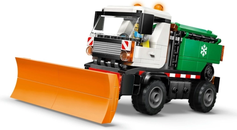 Funkční přední pluh pro realistickou zimní akci