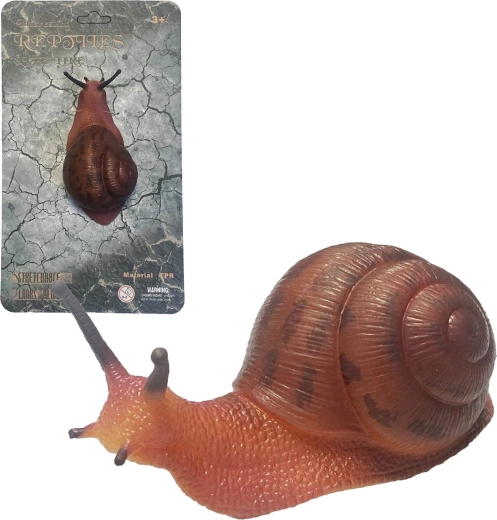 Realistický model hlemýždě zahradního (13 cm)