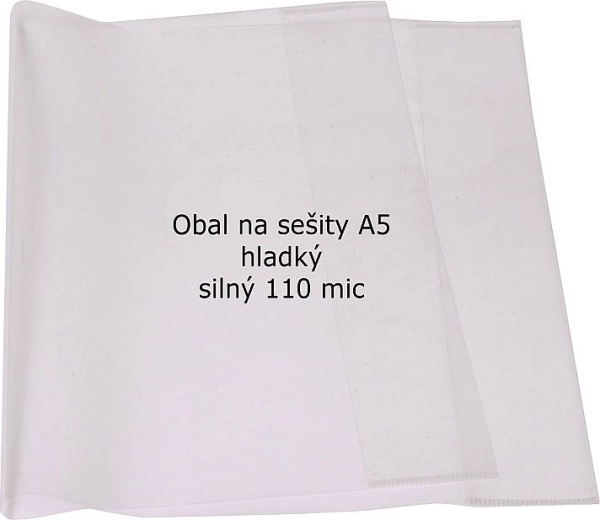 Obaly na sešity A5 CONCORDE, 110 mikronů, sada 10 ks