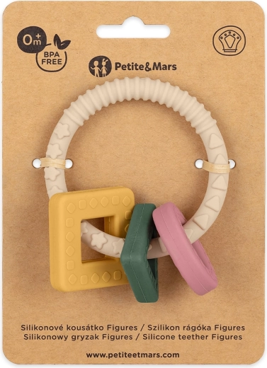 Silikonové kousátko Figures Desert Sand PETITE&MARS