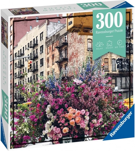 Ravensburger puzzle flowers in new york 300 dílků