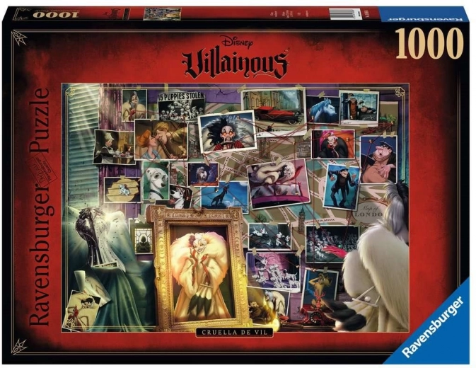 Ravensburger puzzle Villainous: Cruella de Vil 1000 dílků