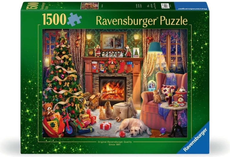 Ravensburger puzzle Štědrý večer 1500 dílků