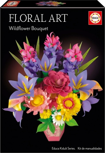 Educa 3D puzzle Floral Art – polní kytice