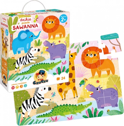 CzuCzu divoké puzzle Sawanna