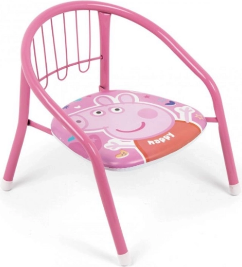 Kovová dětská židle Peppa Pig
