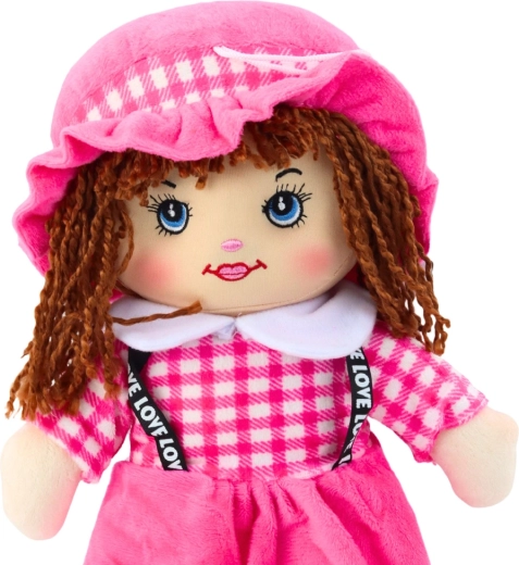 Roztomilý outfit v růžové kostce