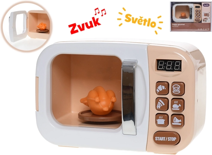 Dětská mikrovlnná trouba se světlem, zvukem a doplňky