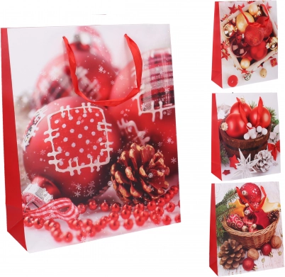 Dárková taška L Vánoce 31 × 40 × 12 cm