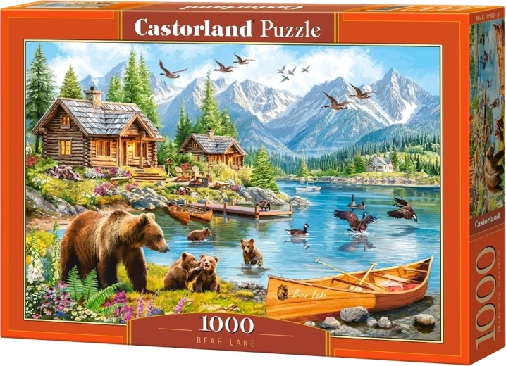 Castorland puzzle Medvědí jezero 1000 dílků
