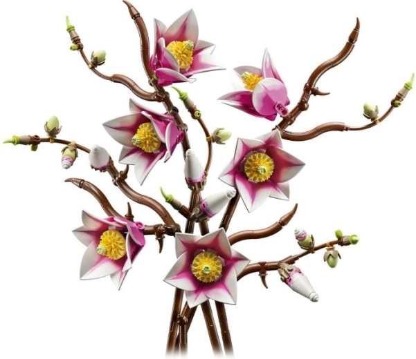 Realistické květy ve dvou odstínech