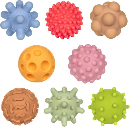 Různé textury pro bohatou senzorickou stimulaci