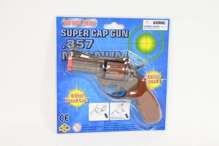 Kovový revolver na kapsle