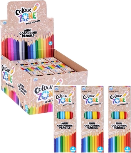 Mini barevné tužky – sada 4 ks