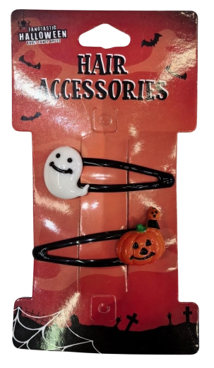Halloween sponky do vlasů duch a dýně - 2 ks