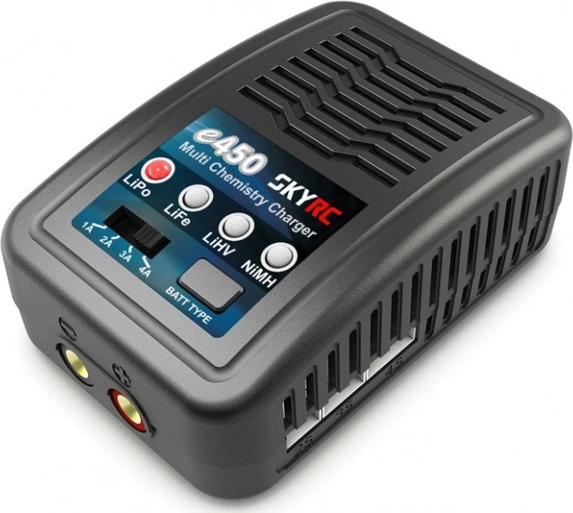 Nabíječka SKYRC e450 pro LiPo, LiFe, LiHV a NiMH