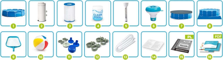 Vše v jednom balení – 16 praktických doplňků