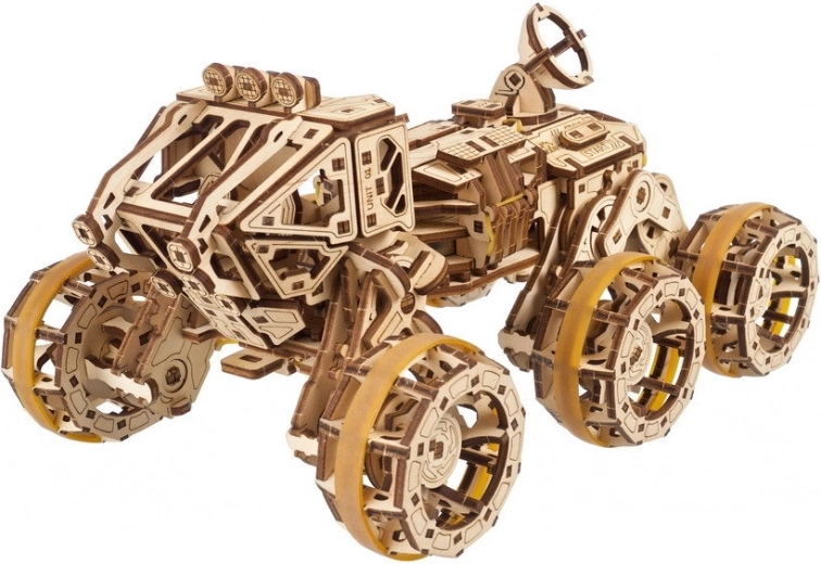 Ugears dřevěné mechanické 3D puzzle mars rover