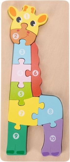 Free2Play dřevěné puzzle žirafa