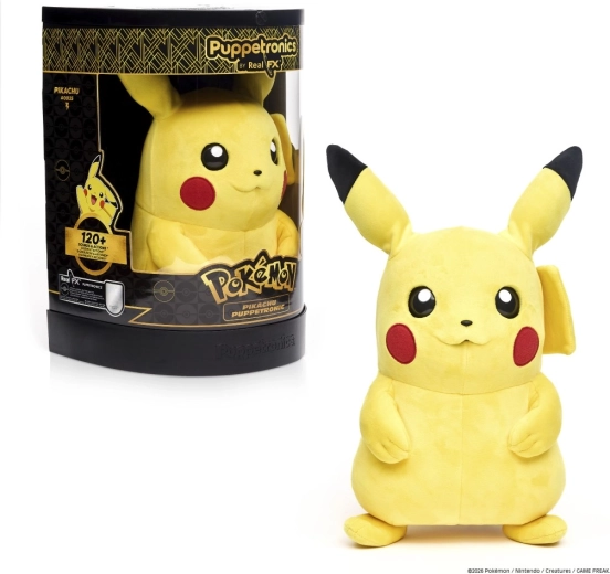 Pokémon Pikachu RealFX Puppetronic interaktivní plyšová loutka