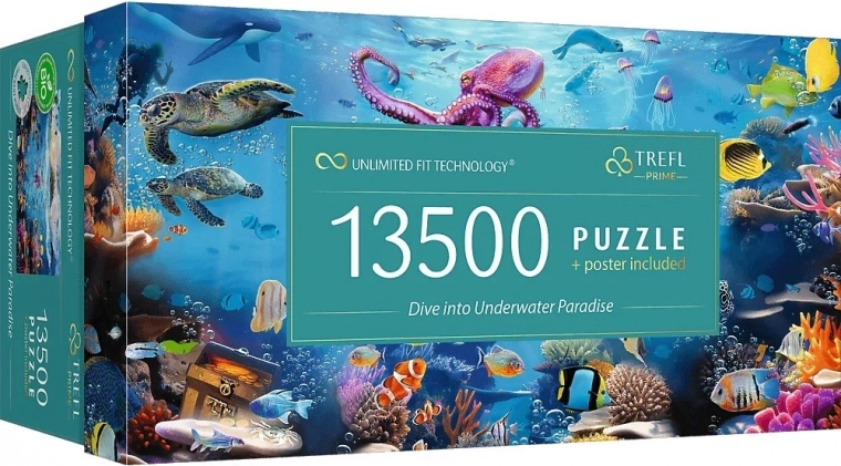 Puzzle 13 500 dílků – Korálový útes TREFL PRIME UFT