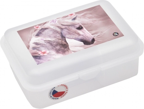 Box na svačinu s přihrádkou kůň Romantic