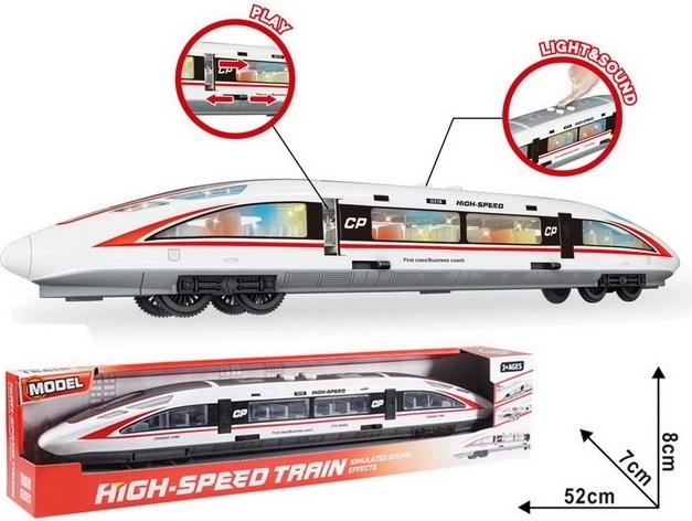 Dětský vláček Hi-SPEED se světlem a zvukem