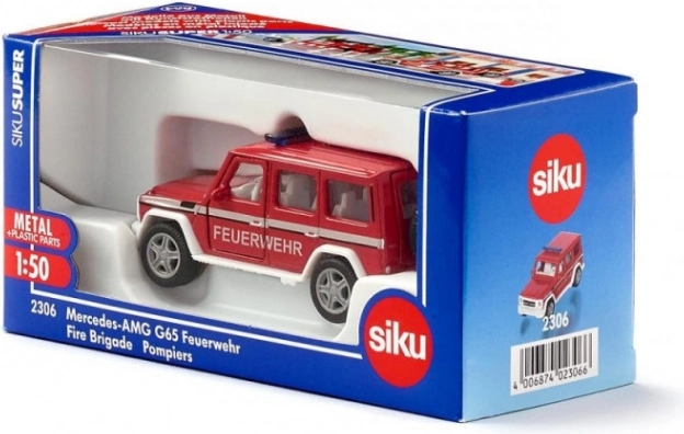 Hasičský vůz MERCEDES-AMG G 65 – kovový model 1:50