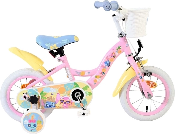 Dětské kolo Stitch 12″ růžové
