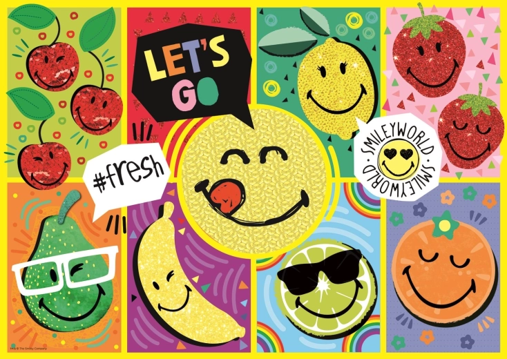 Puzzle 200 dílků Veselý Smiley