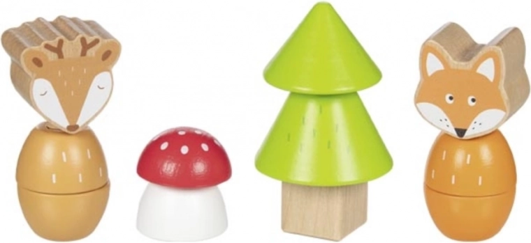 Dřevěné figurky kamarádi z lesa Goki
