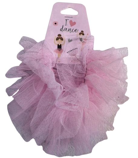 Pink baletní gumička tutu světle růžová