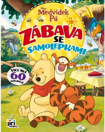 Zábava se samolepkami Medvídek Pú